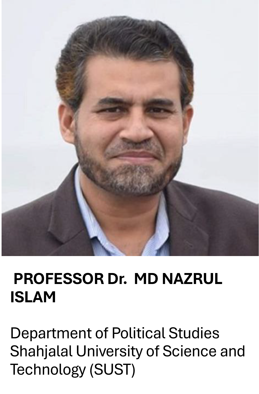 Professor Md Nazrul Islam, PhD (NTU, Singapore) 