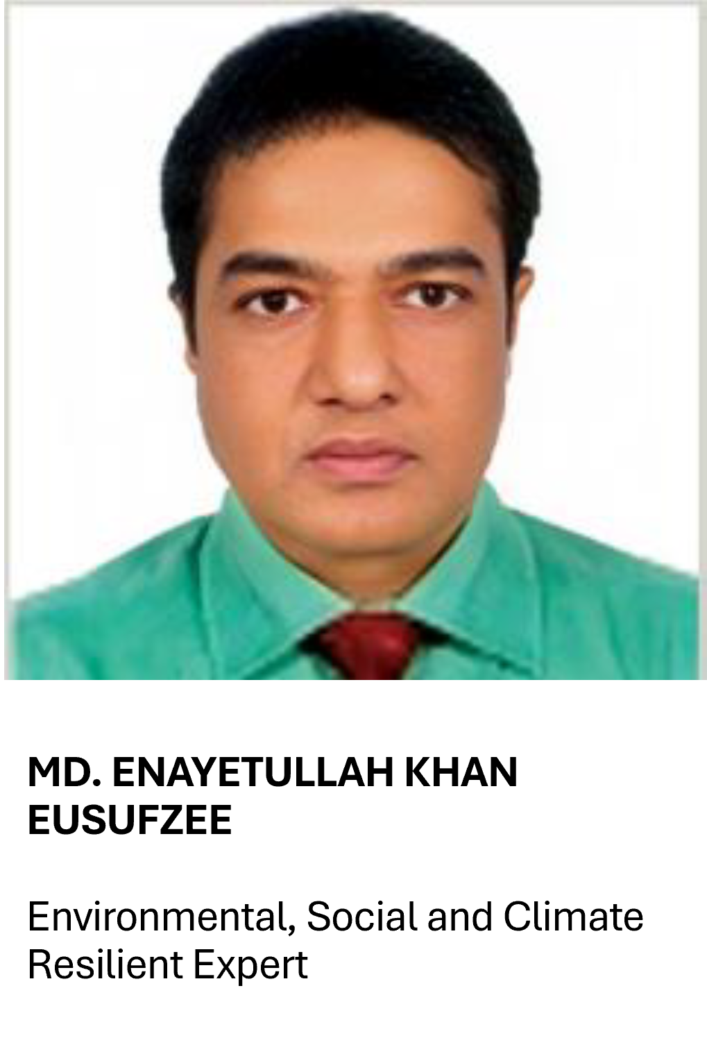 Md. Enayetullah Khan Eusufzee